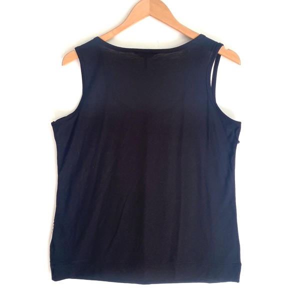 (A53) Daisy Fuentes Sequin Sleeves top, Size M - Picture 6 of 6